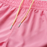 "Men Pink Solid Swim Shorts "